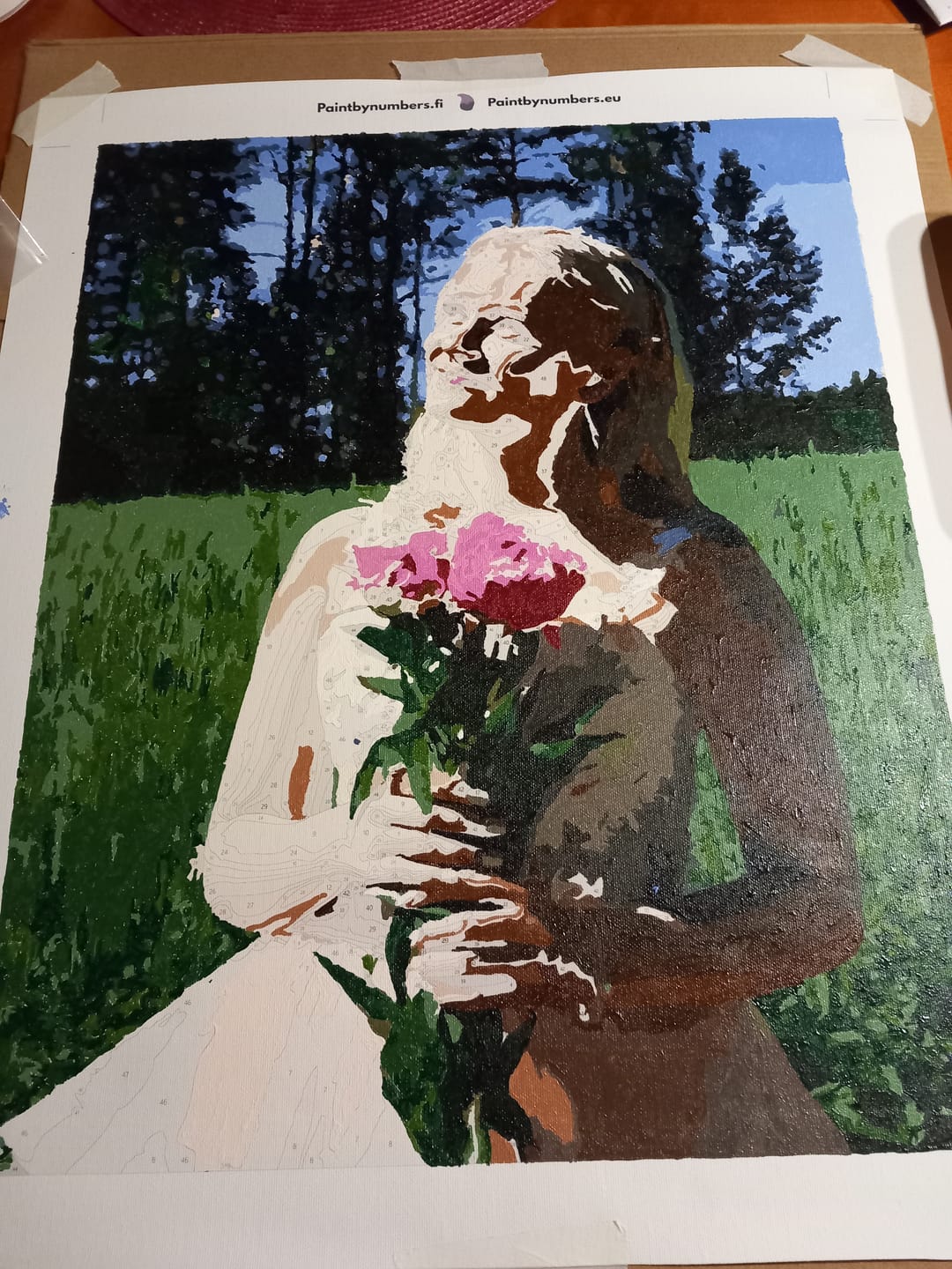 Customer photo review of Numeromaalaus omasta kuvasta