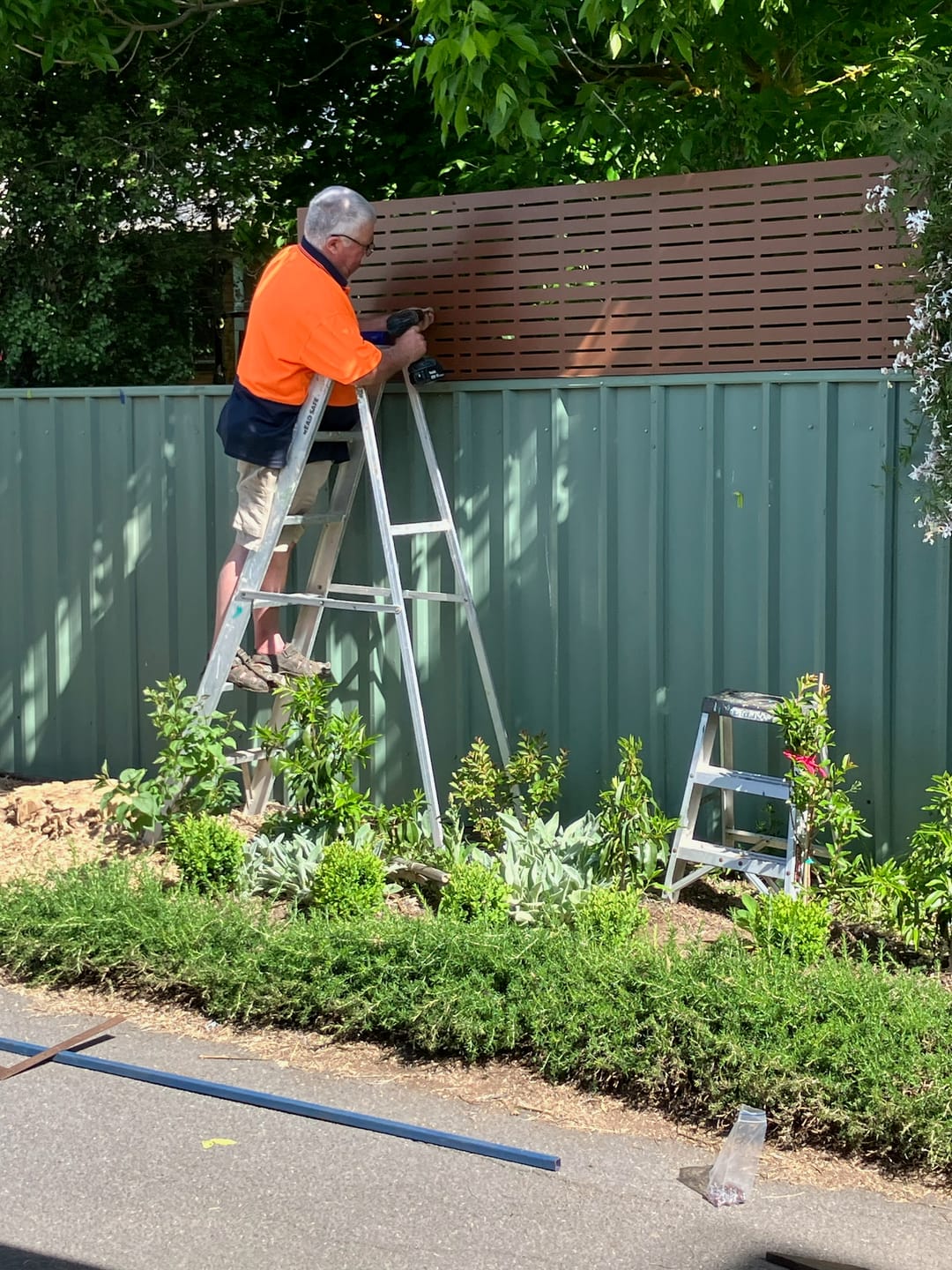 Customer photo review of Fence extension kits for timber fences (Universal Fence Extension Kit)
