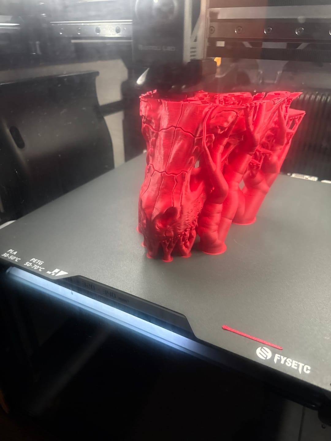 Customer photo review of CryoNix Upgraded Build Plate Double-sided Easy To Printing Steel Sheet for Bambu H2D X1 P1 A1 3D Printers