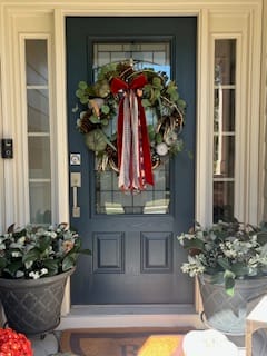 Customer photo review of Maplewood Wreath Ribbon