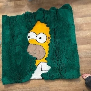 Customer photo review of Fluffy Tufted Homer Rug