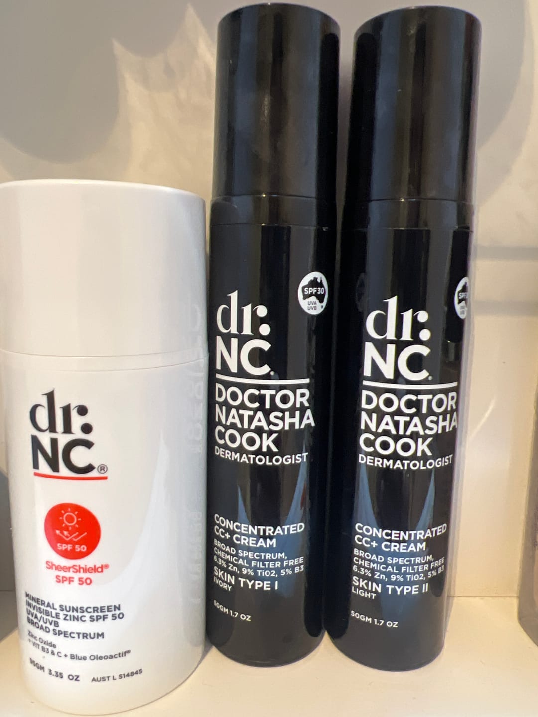 Customer photo review of drNC CONCENTRATED CC+ CREAM SPF30