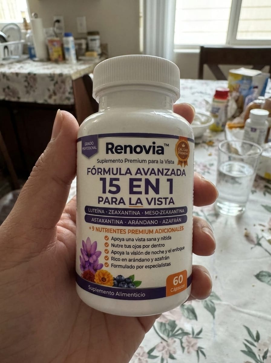 Customer photo review of Renovia 15 en 1 | Cuida la nitidez de tu vista con los años