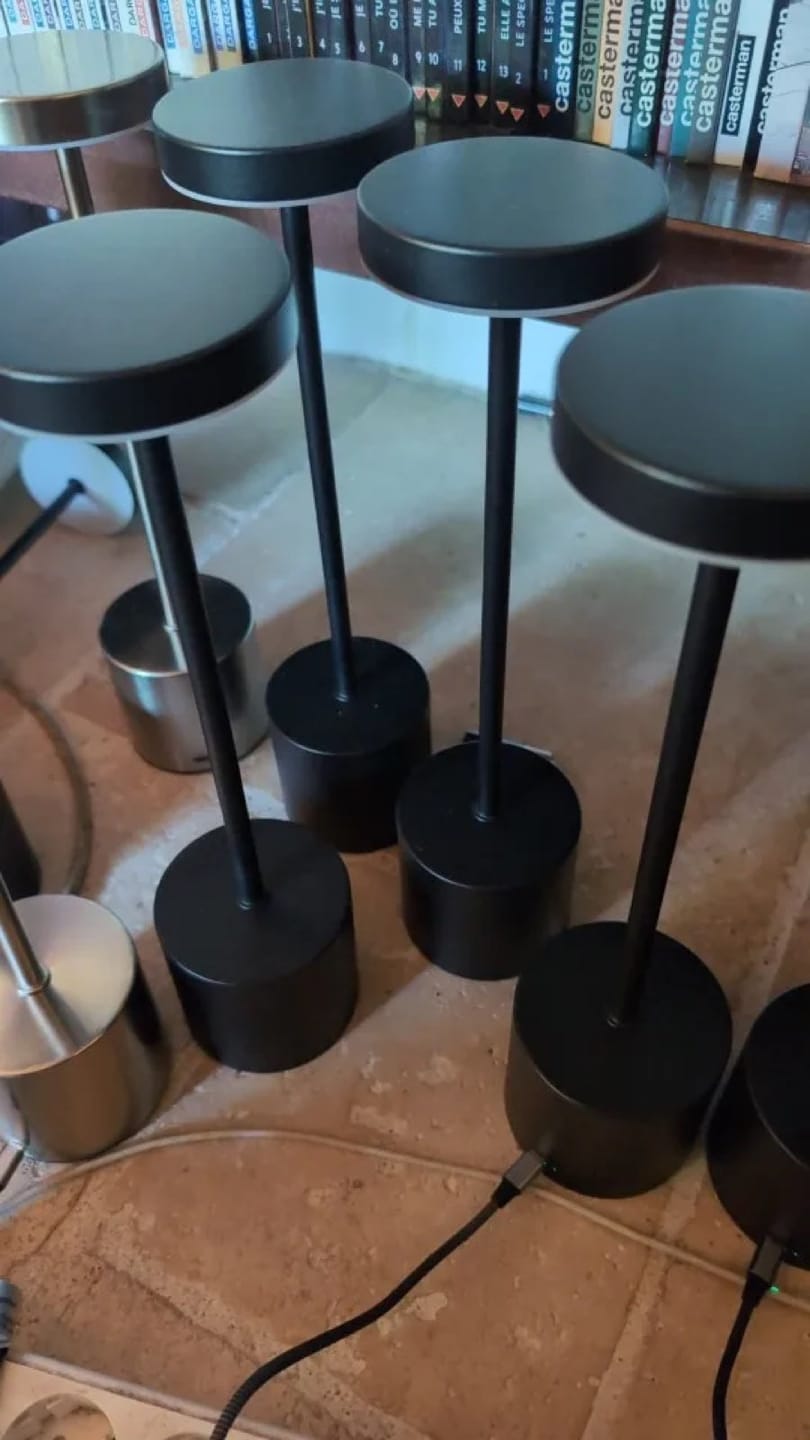 Customer photo review of Lampe à Poser Sans Fil LED Rechargeable, Lampe de Table Tactile Minimaliste à Intensité Variable pour Chevet, Salon et Salle à Manger - Ysaline
