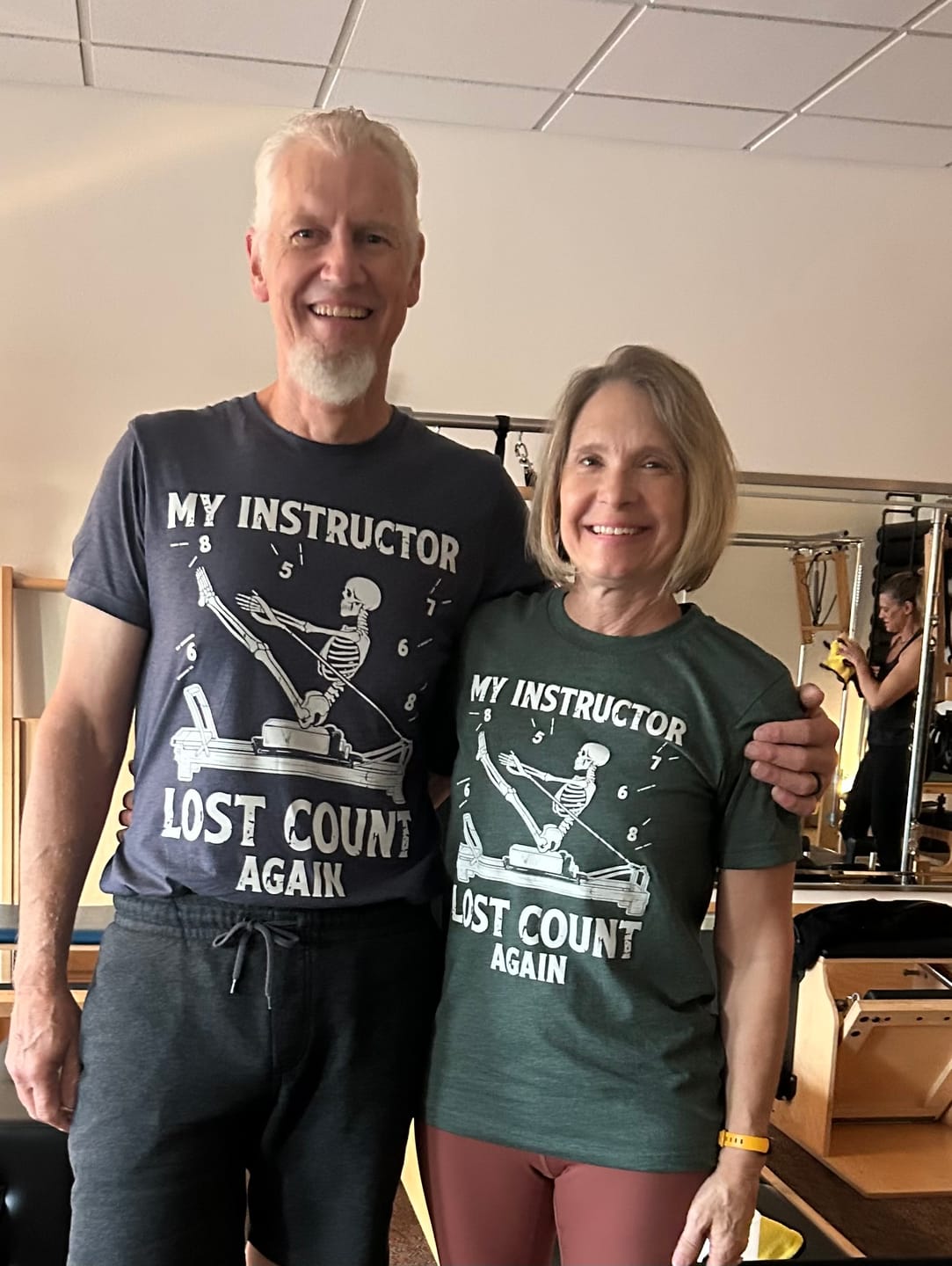 Customer photo review of Instructor Lost Count T-shirt
