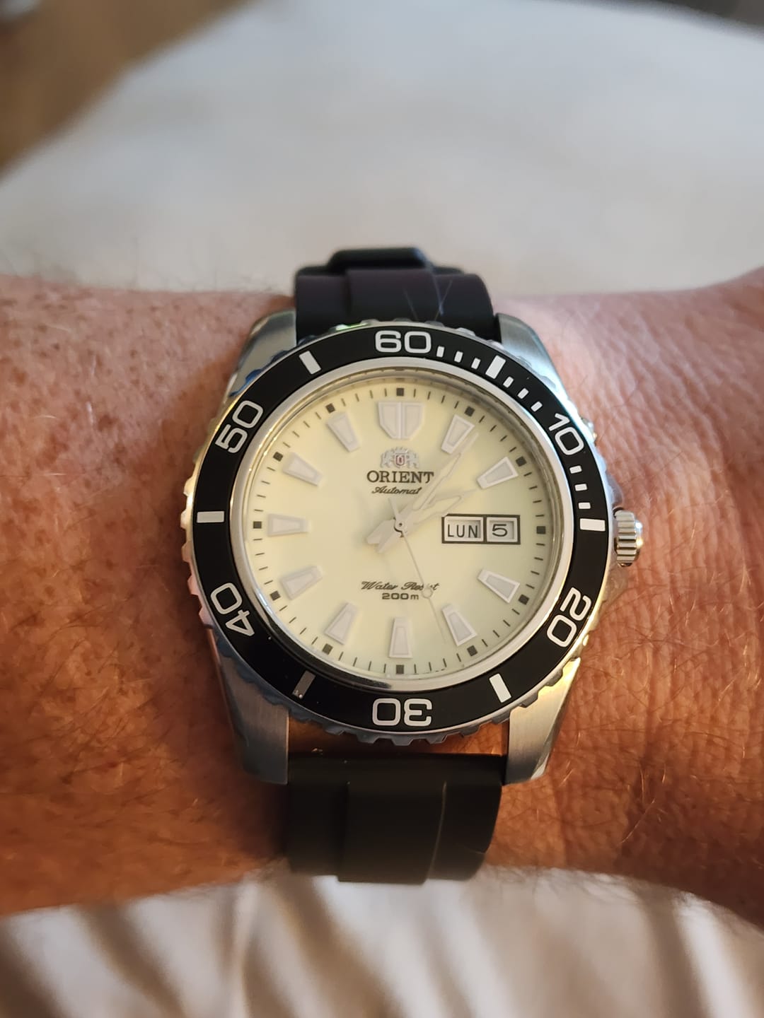 Customer photo review of Sailcloth Rubber Deploy - Black/White