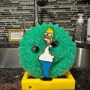 Customer photo review of Homer Sponge Holder