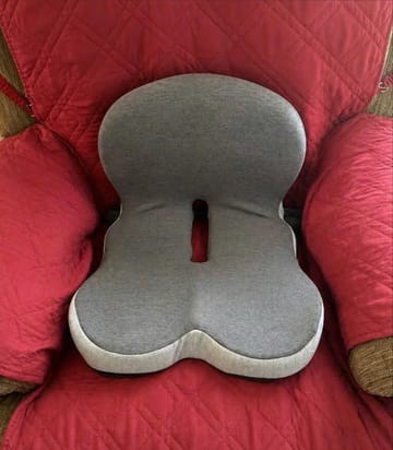 Customer photo review of SoftBack™ Ergonomic Seat Cushion