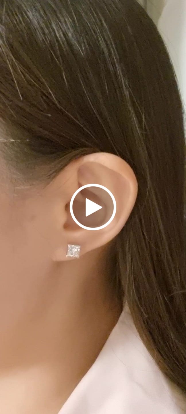 Customer video review of Deposit/Final Payment Ginny Lim 2CT Earrings 1010/2 SGD