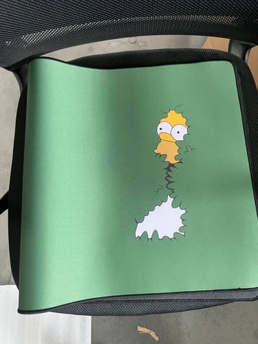 Customer photo review of Homer Desk Mat