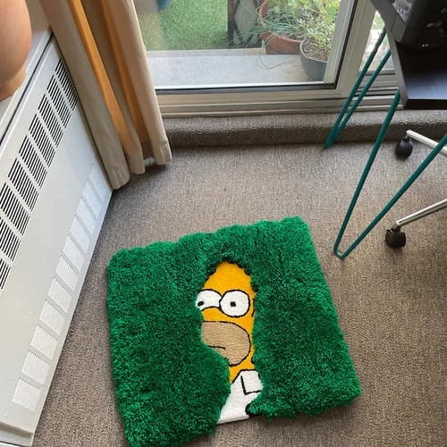 Customer photo review of Fluffy Tufted Homer Rug