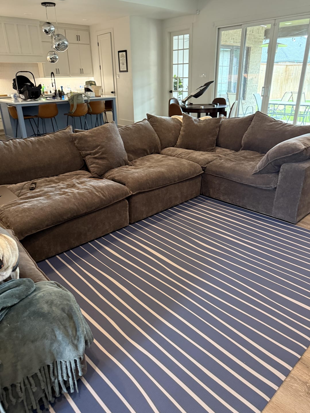 Customer photo review of Wavy Cove Oversized Mat