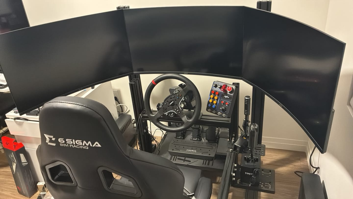 Customer photo review of 6S-Triple Monitor Kit (add-on)