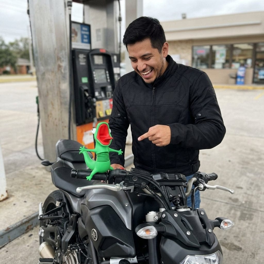 Customer photo review of Dancing Lizard That Rides