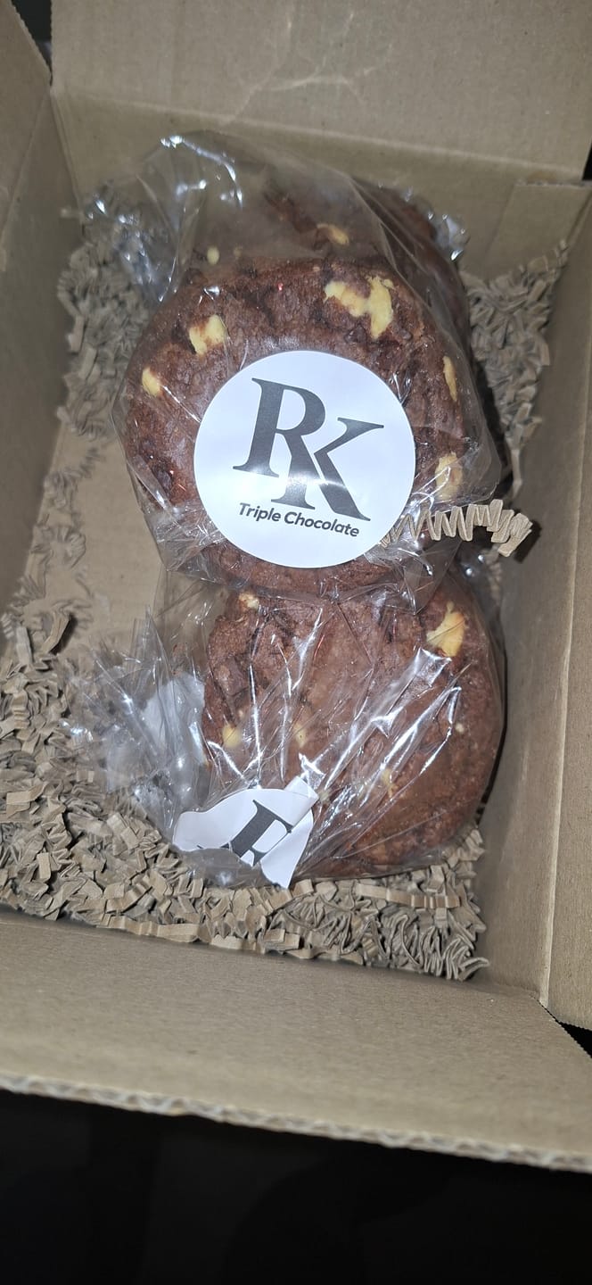 Customer photo review of Triple Chocolate Chip Cookies