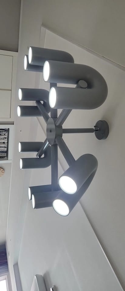 Customer photo review of U-Shaped Arch Chandelier, Integrated LED, 4 to 8 Heads, 60–100 cm