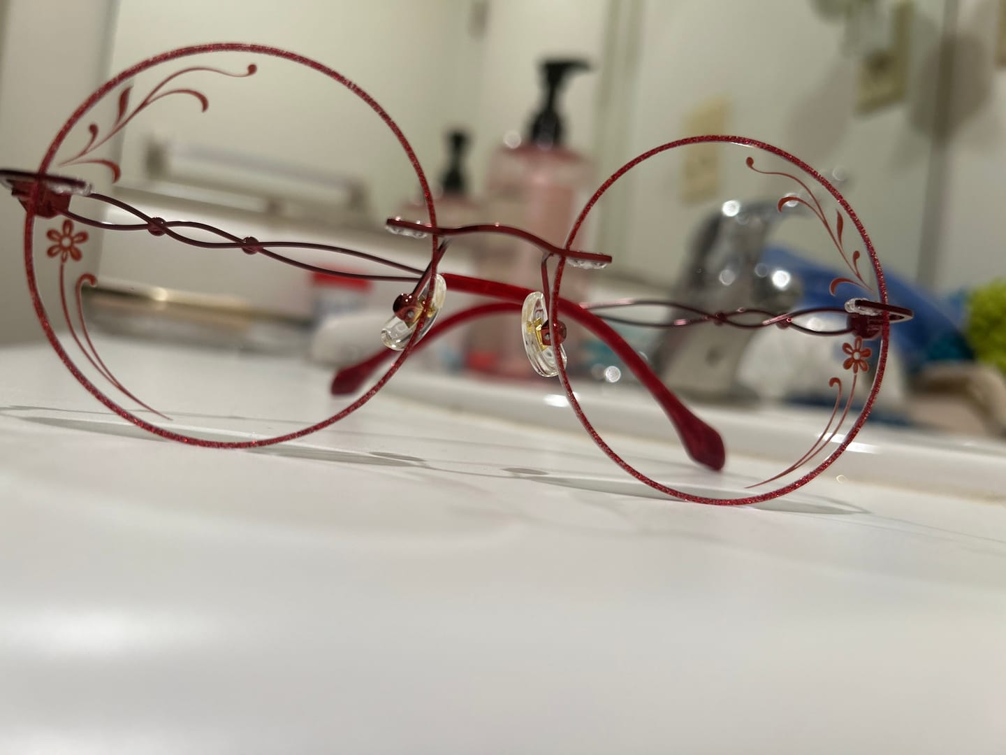 Customer photo review of Willow Eyeglasses