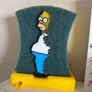 Customer photo review of Homer Sponge Holder