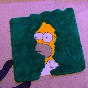 Customer photo review of Fluffy Tufted Homer Rug