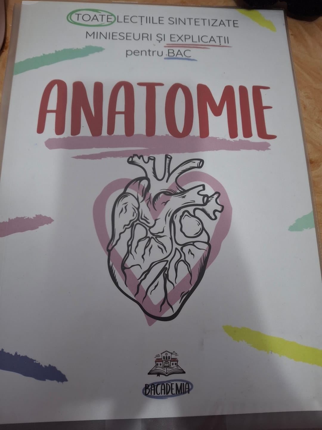 Customer photo review of Carte Anatomie Bacalaureat (Biologie clasele XI-XII) Bacademia