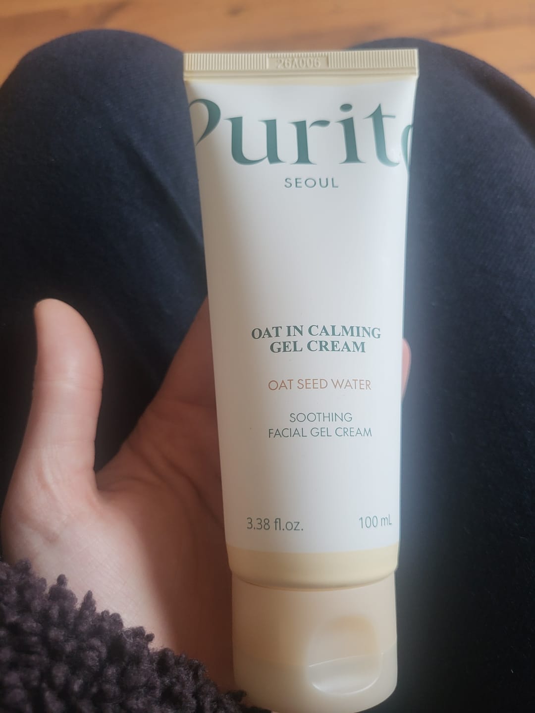 Customer photo review of Nomierinošs gelveida krēms ar pantenolu Purito Oat-In Calming Gel Cream