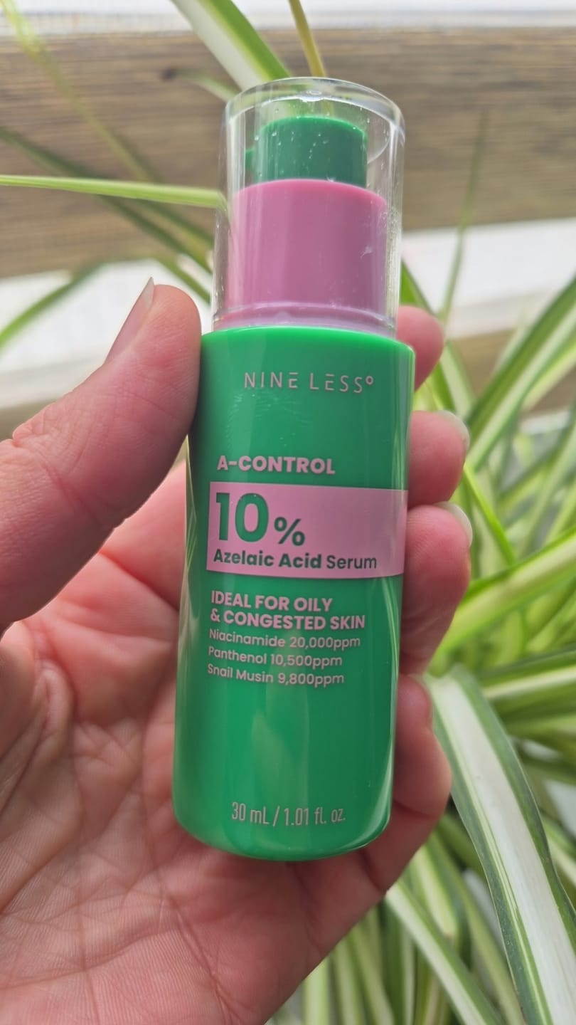 Customer photo review of Azelaīnskābes serums aknes novēršanai Nine Less A-Control 10% Azelaic Acid Serum
