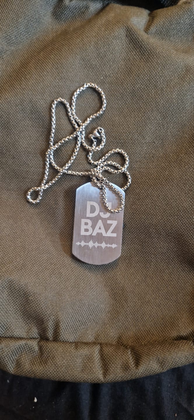Customer photo review of Custom DJ USB pendant 32GB