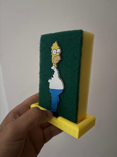 Customer photo review of Homer Sponge Holder