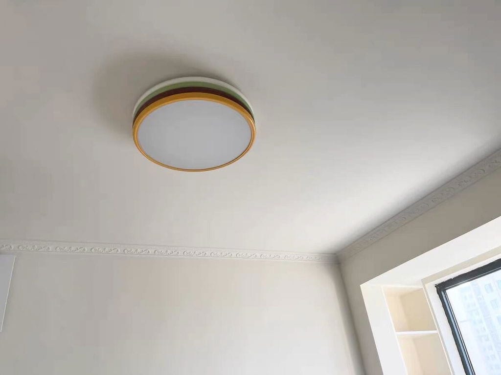 Customer photo review of Stacked Acrylic Ceiling Light, 50 cm Round, Integrated LED