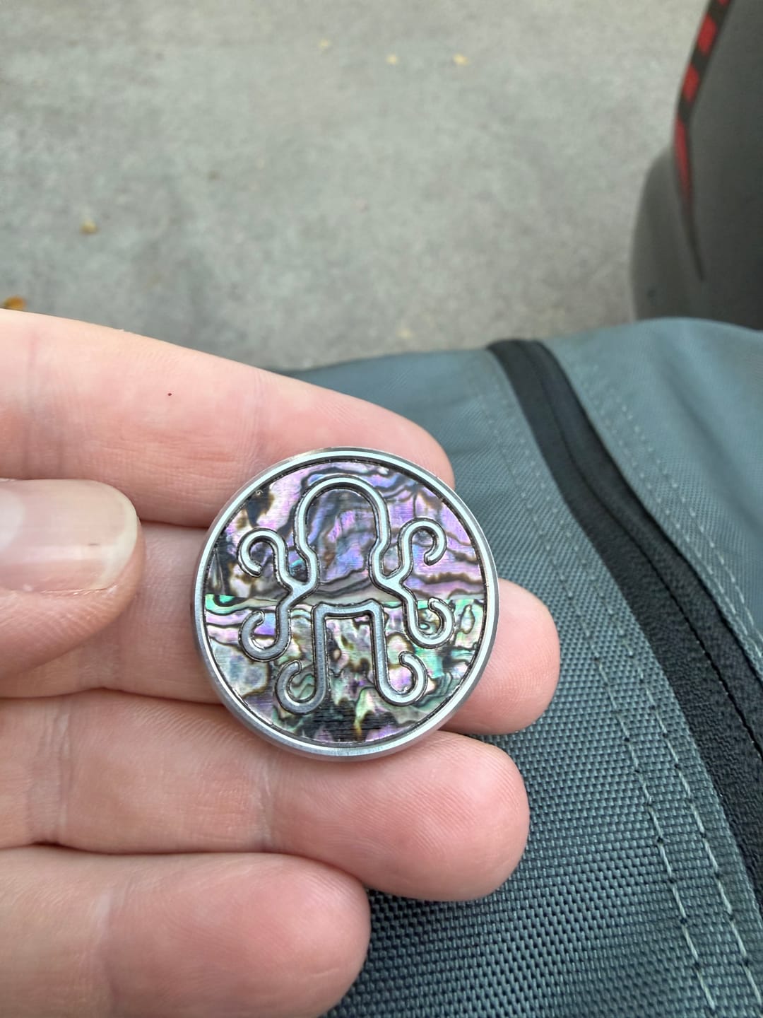 Customer photo review of NACRE Golf Ball Marker