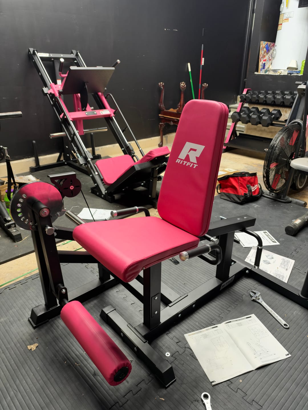 Customer photo review of RitFit Pink Ultimate Leg Day Duo