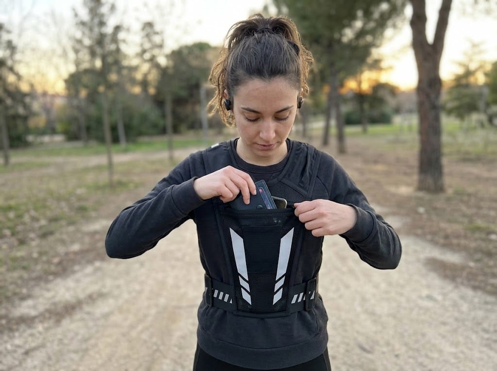 Customer photo review of Chaleco reflectante deportivo