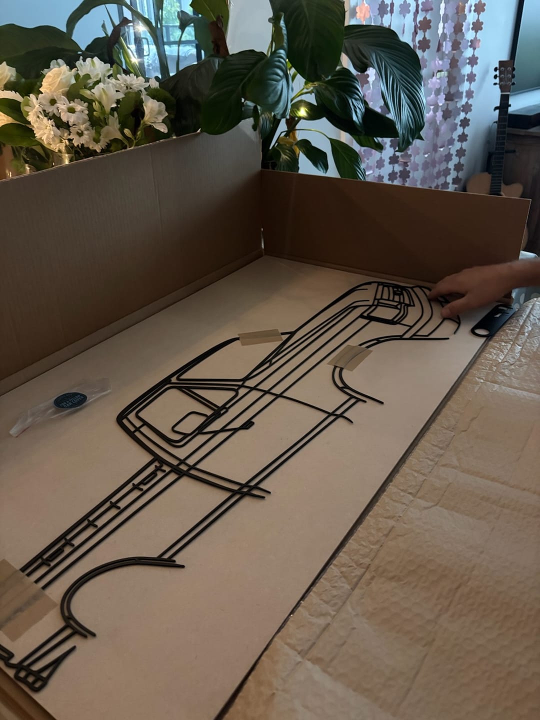 Customer photo review of Custom Car & 4WD Metal Wall Art