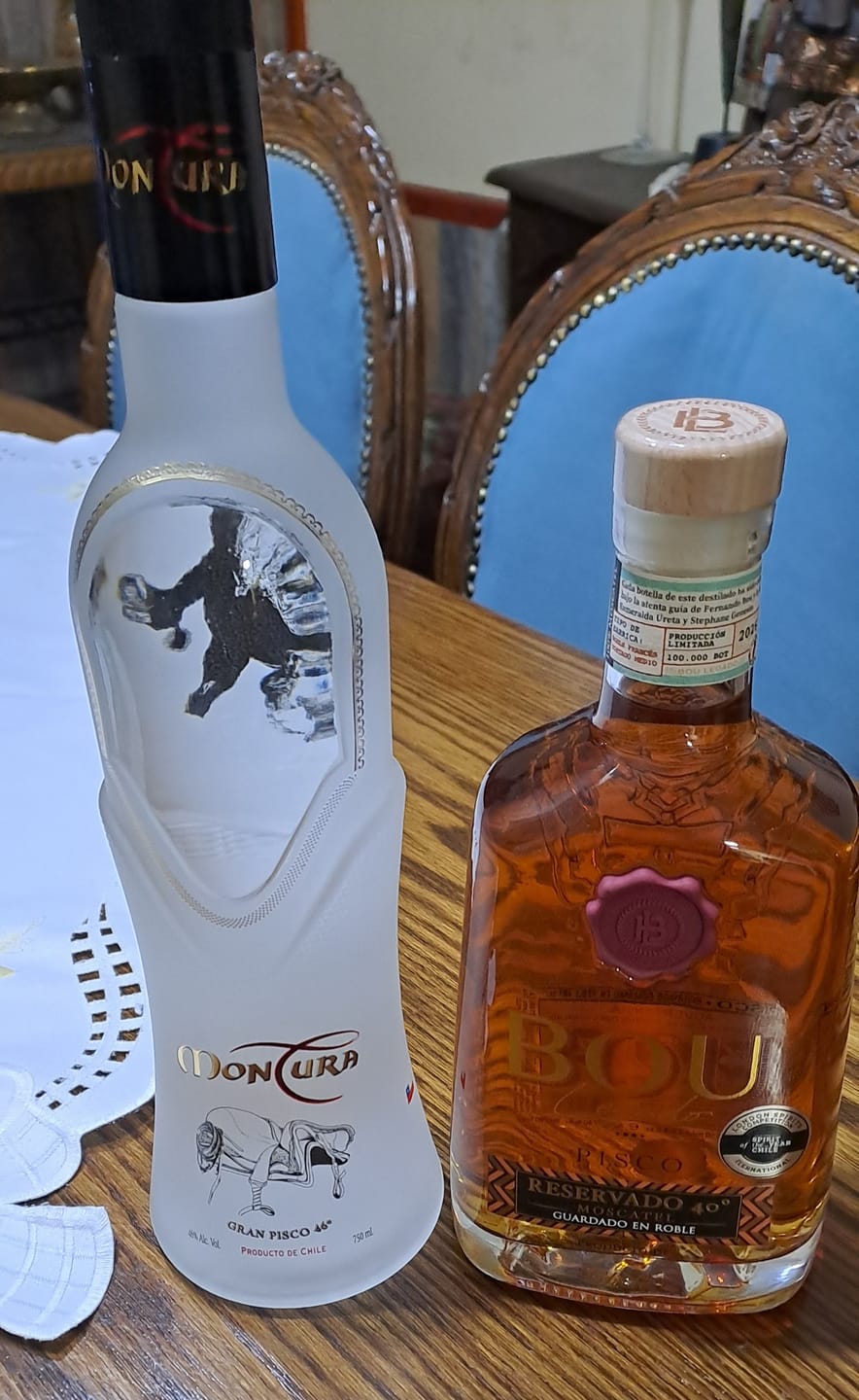 Customer photo review of Pisco Bou Legado 40º Roble Reservado