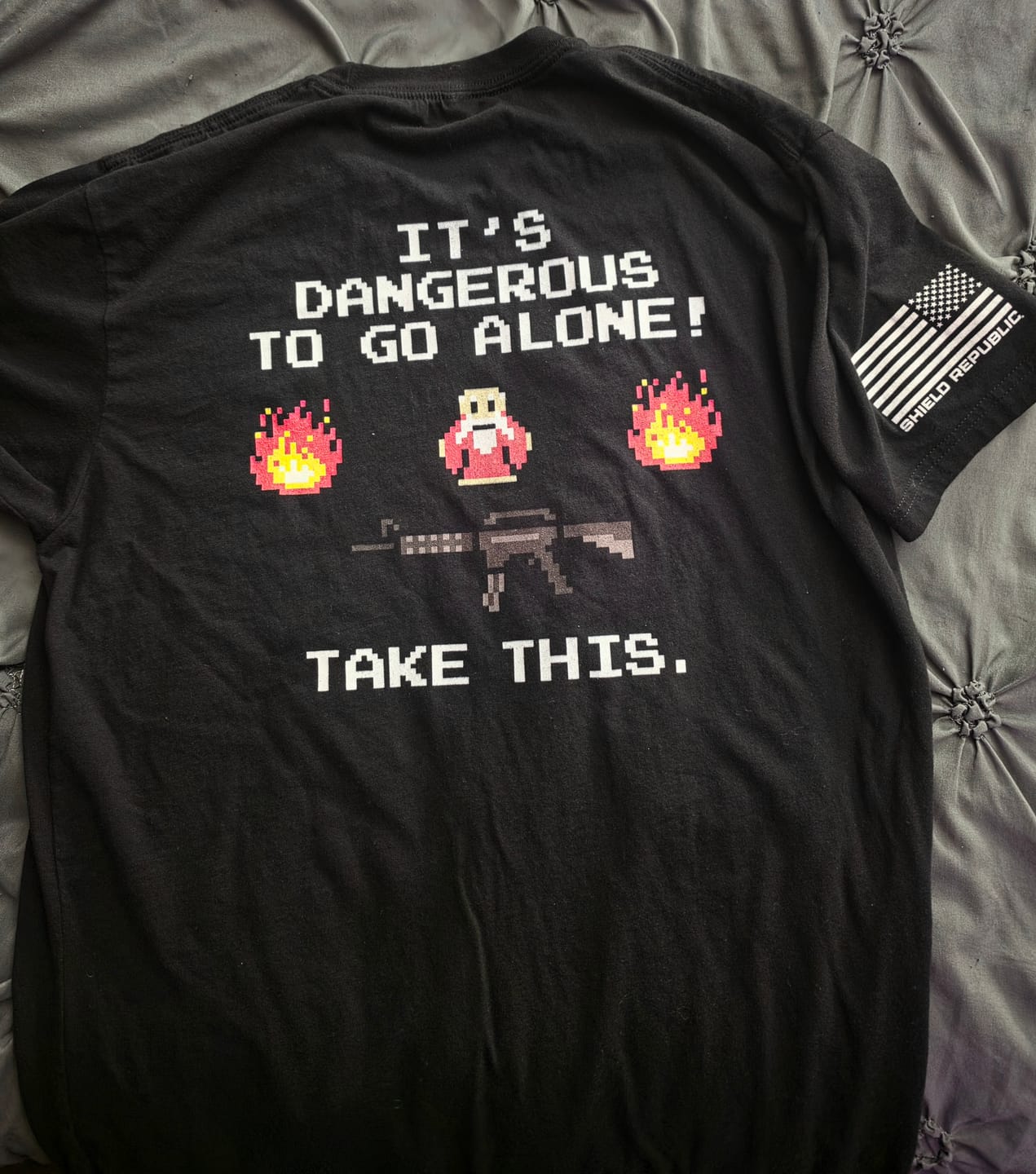 Customer photo review of It's Dangerous to Go Alone