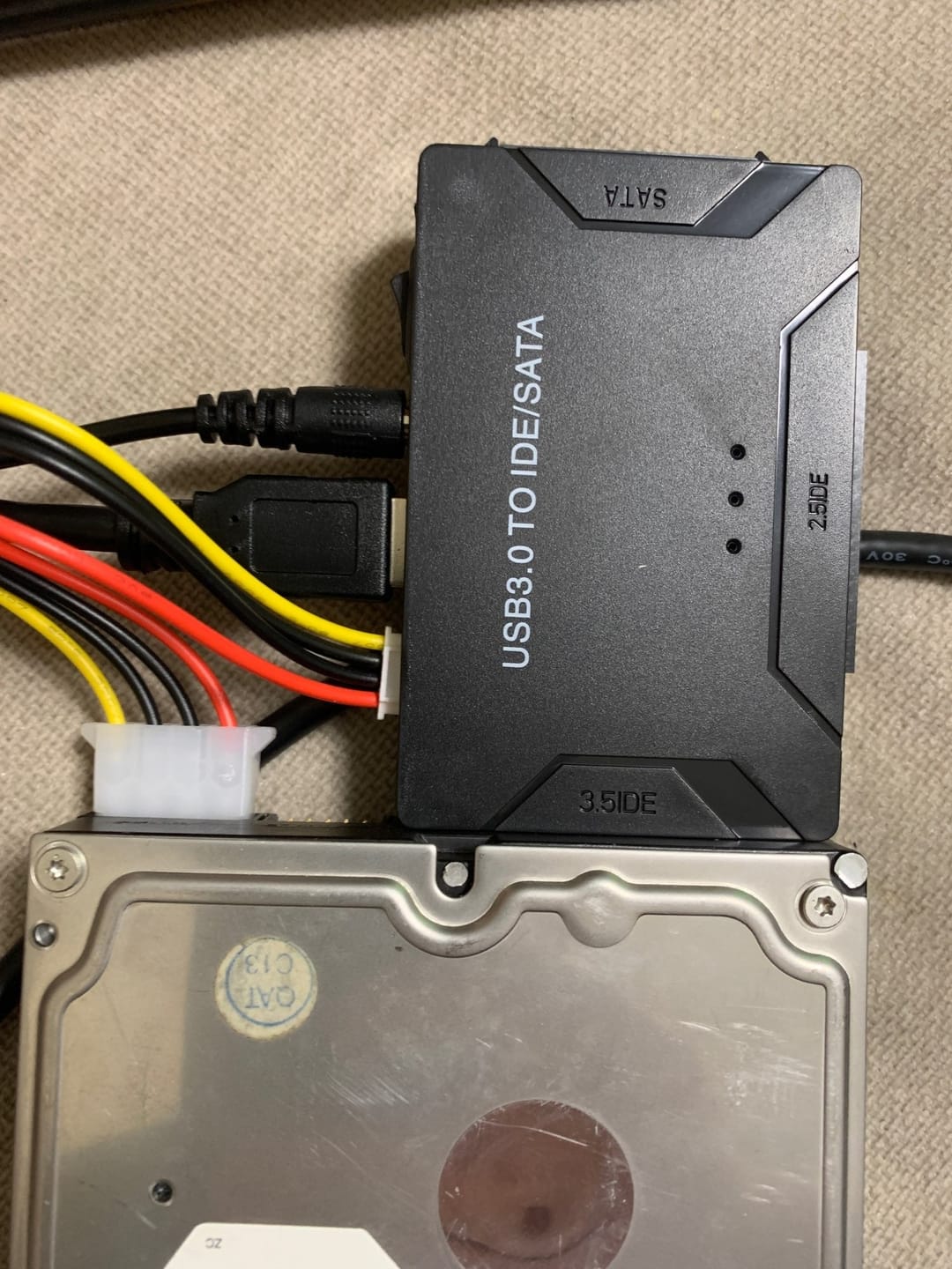Customer photo review of DataRevive – Open je oude harde schijf via USB