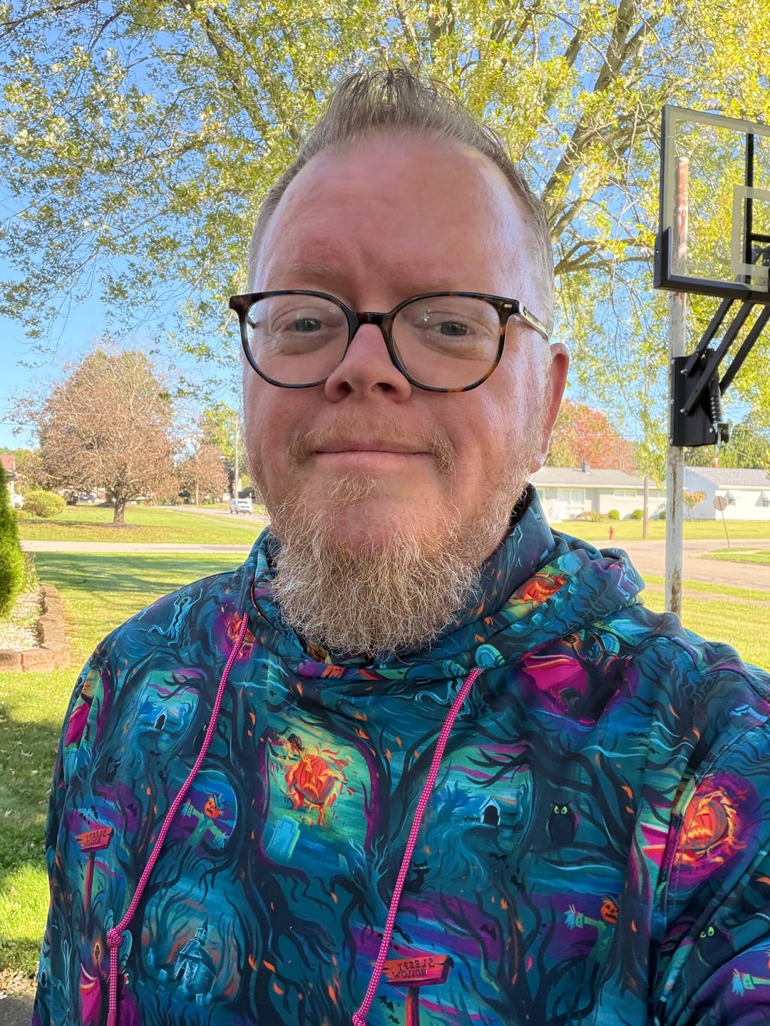 Customer photo review of Disney "Headless Havoc" – Performance Hoodie