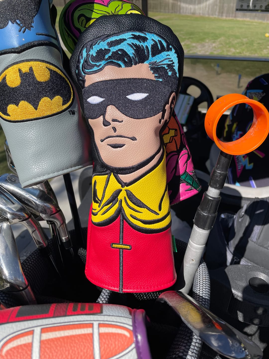Customer photo review of Batman™ 85th Anniversary "Robin" – Fairway Headcover