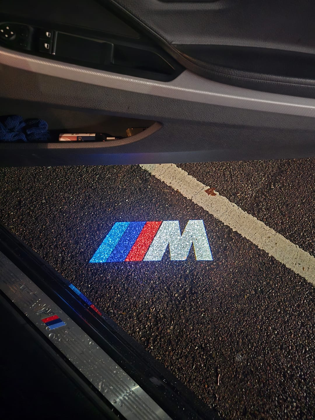 Customer photo review of BMW F SERIES DOOR LIGHTS