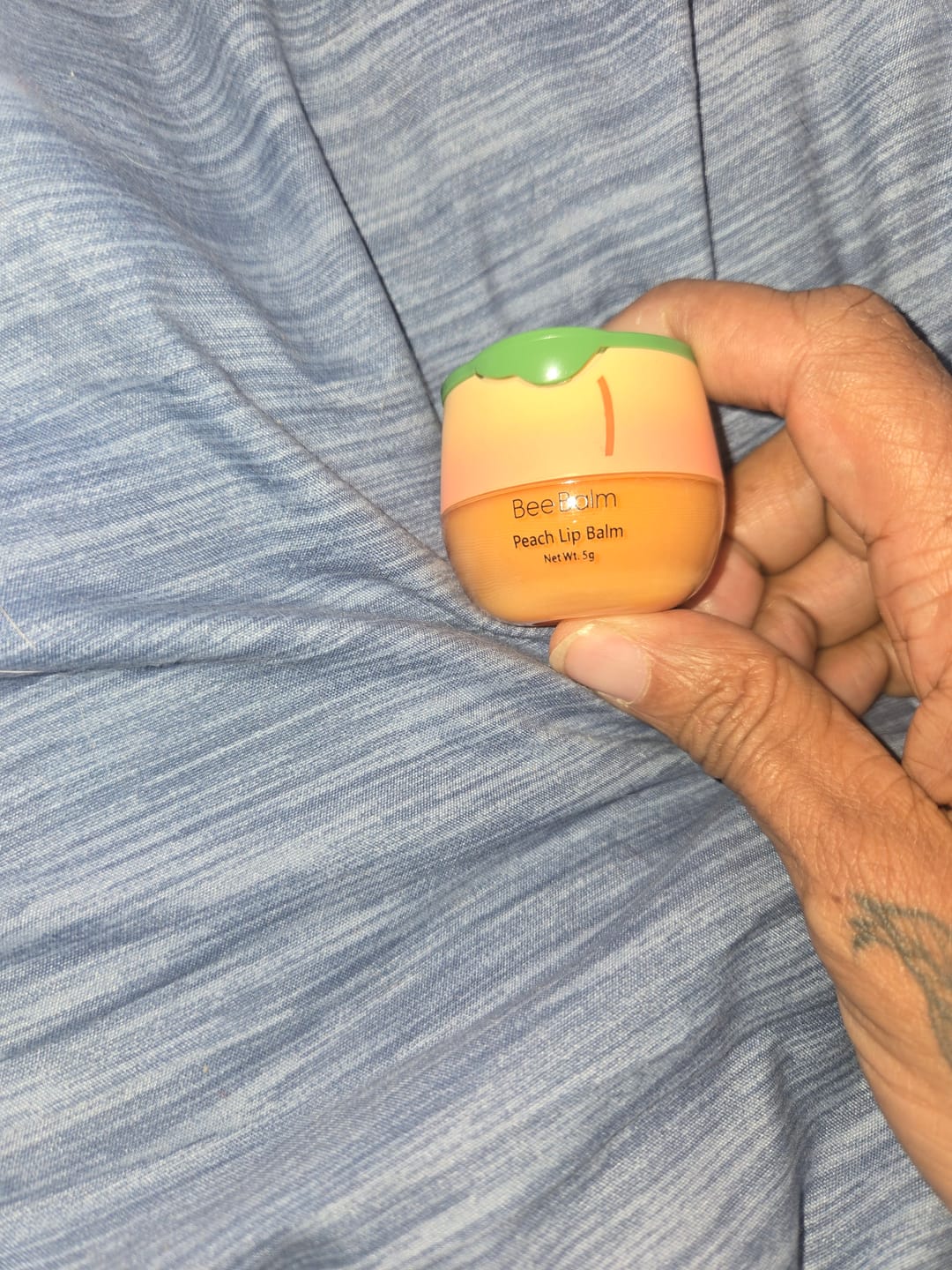 Customer photo review of Peach Bee Balm