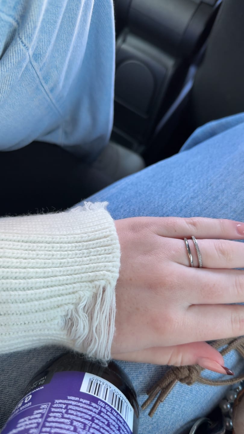 Customer photo review of Donna Ring | 18K vergoldet