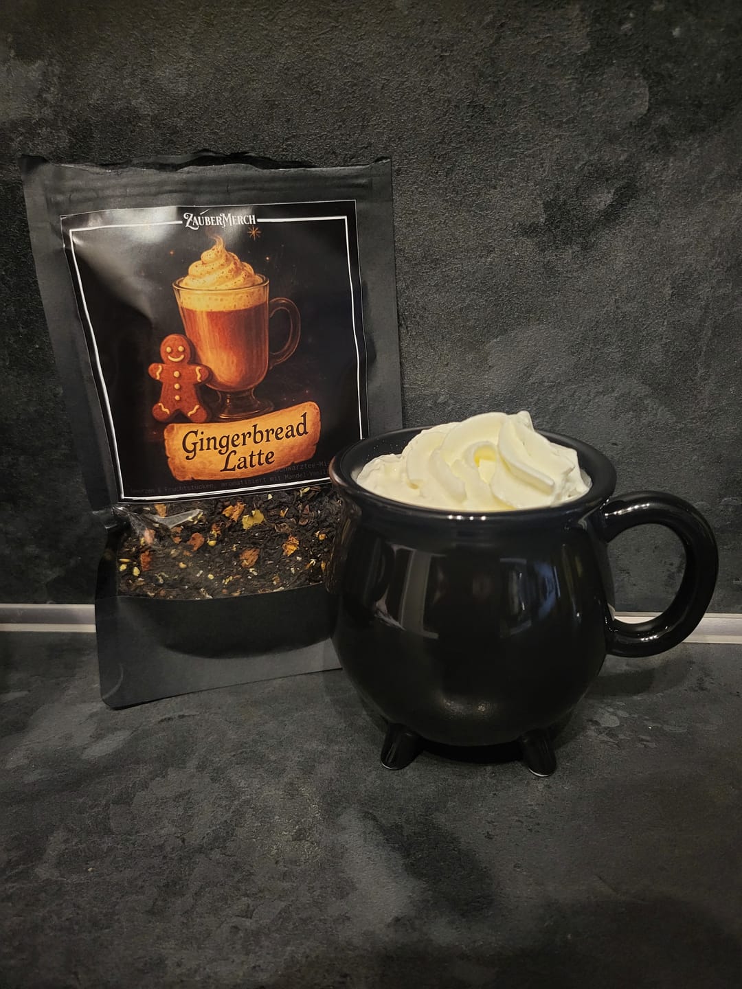 Customer photo review of Schwarze Kessel Tasse
