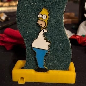 Customer photo review of Homer Sponge Holder