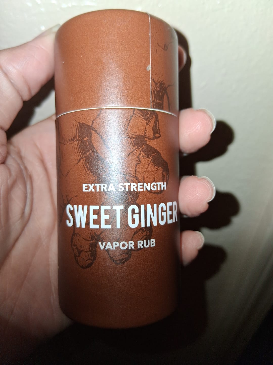 Customer photo review of Extra Strength Sweet Ginger Vapor Rub Stick