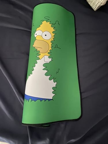 Customer photo review of Homer Desk Mat