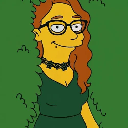 Customer photo review of Custom Simpsons Bush Meme Portrait