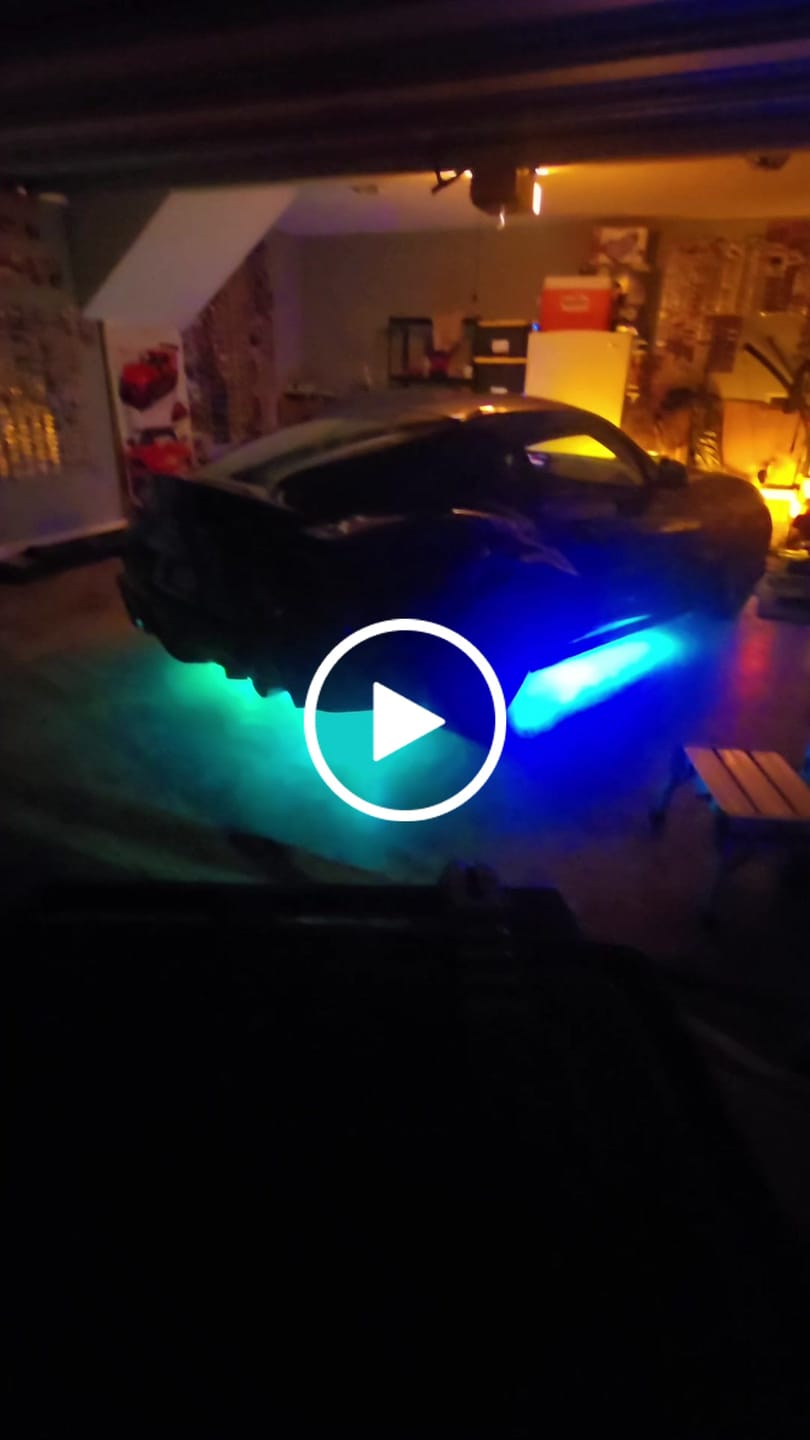 Customer video review of ELGlow® PRO Universal Car Underglow Kit