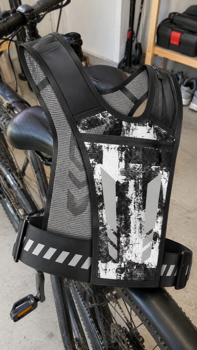 Customer photo review of Chaleco reflectante deportivo