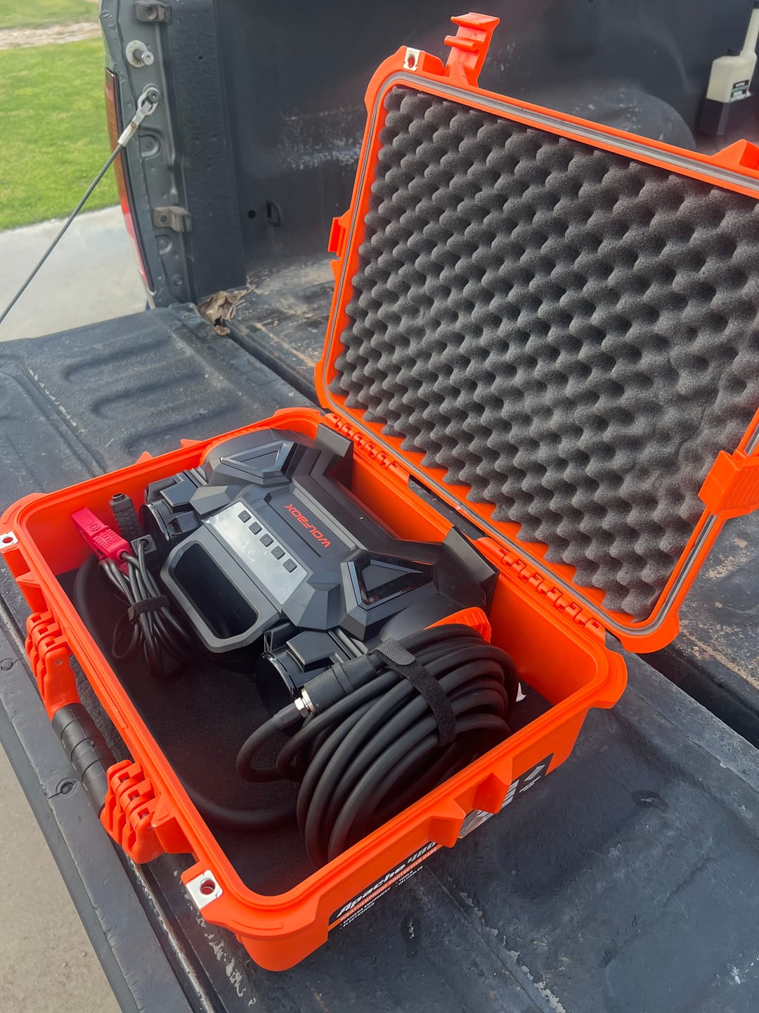 Customer photo review of Off-Road Air Compressor High-CFM Dual-Cylinder Tire Inflator | WOLFBOX HyperFlow 60D