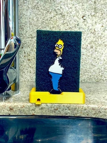 Customer photo review of Homer Sponge Holder